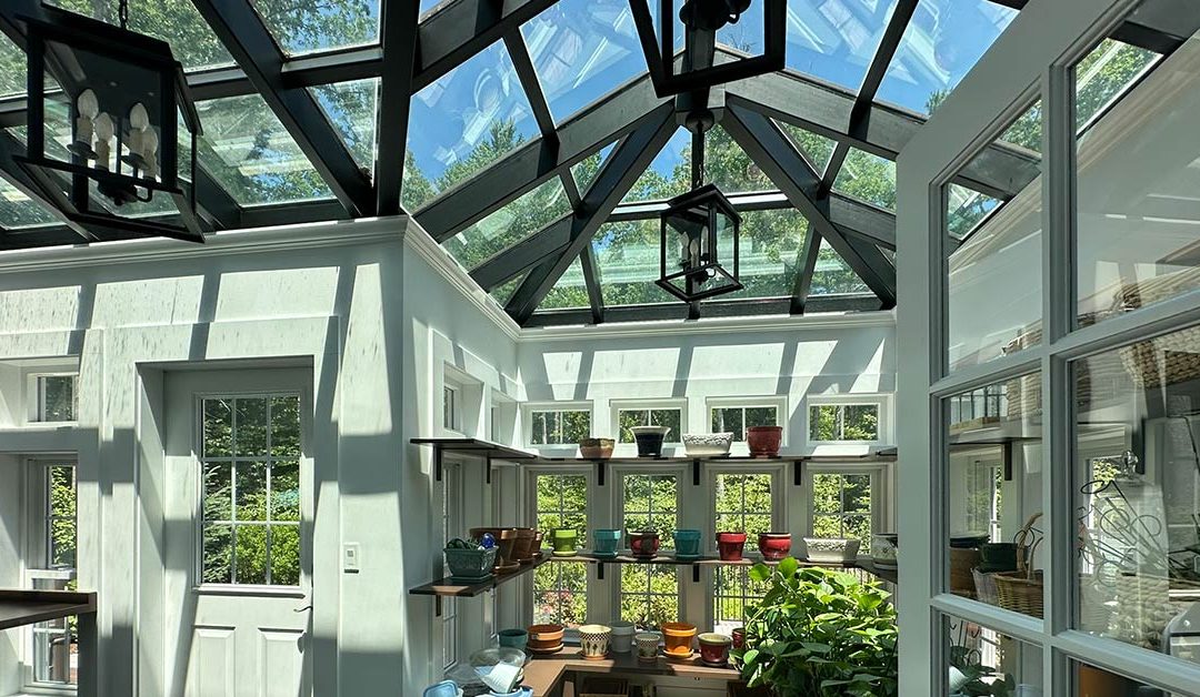 Salem Glass-Roofed Greenhouse