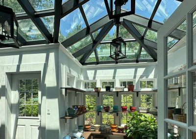 Salem Glass-Roofed Greenhouse