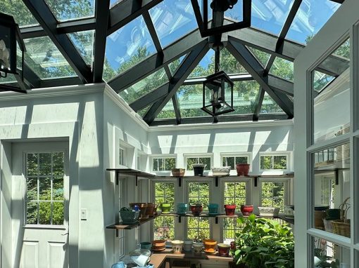 Salem Glass-Roofed Greenhouse